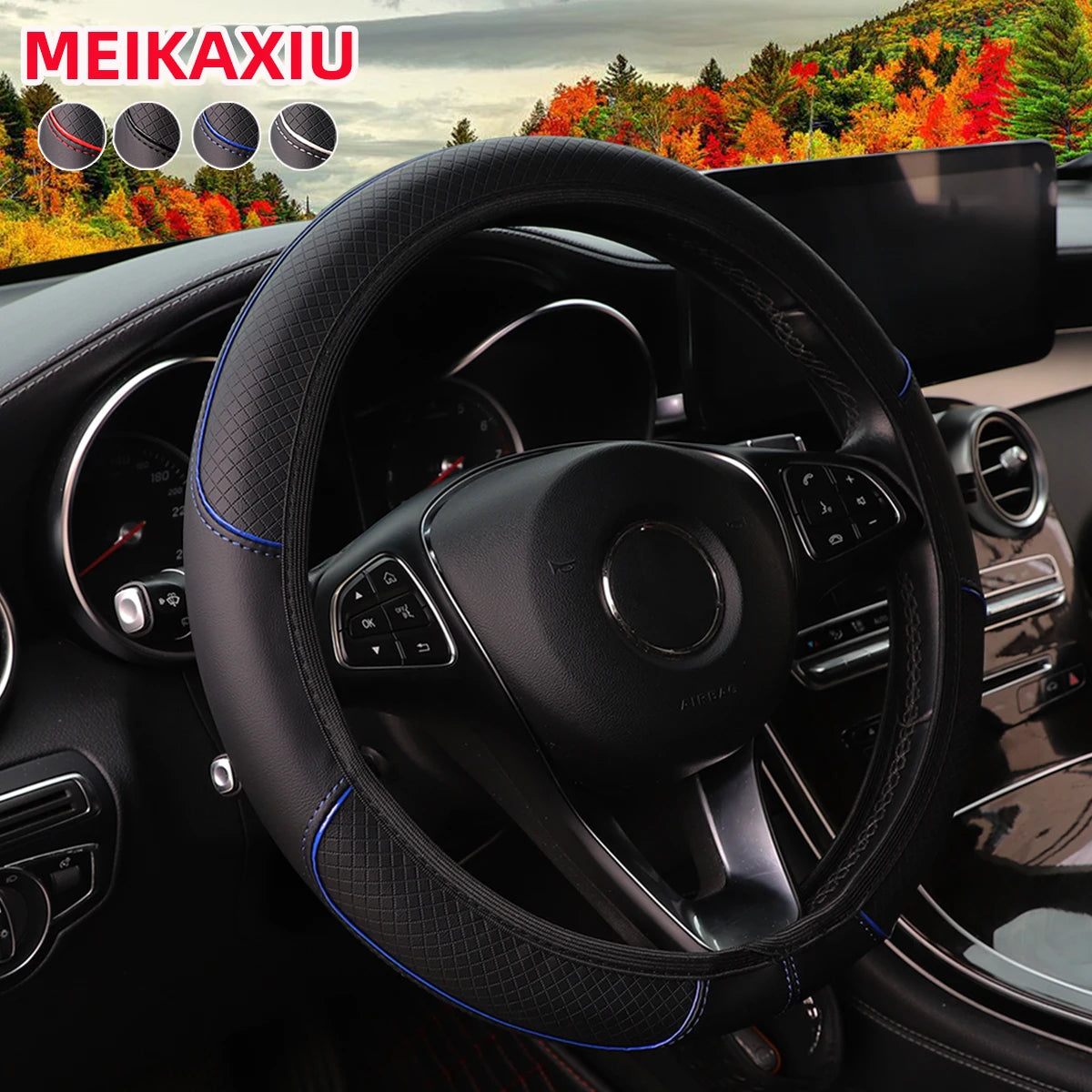 Luxury Steering Wheel Cover 🛞✨ – Comfort & Control in Style