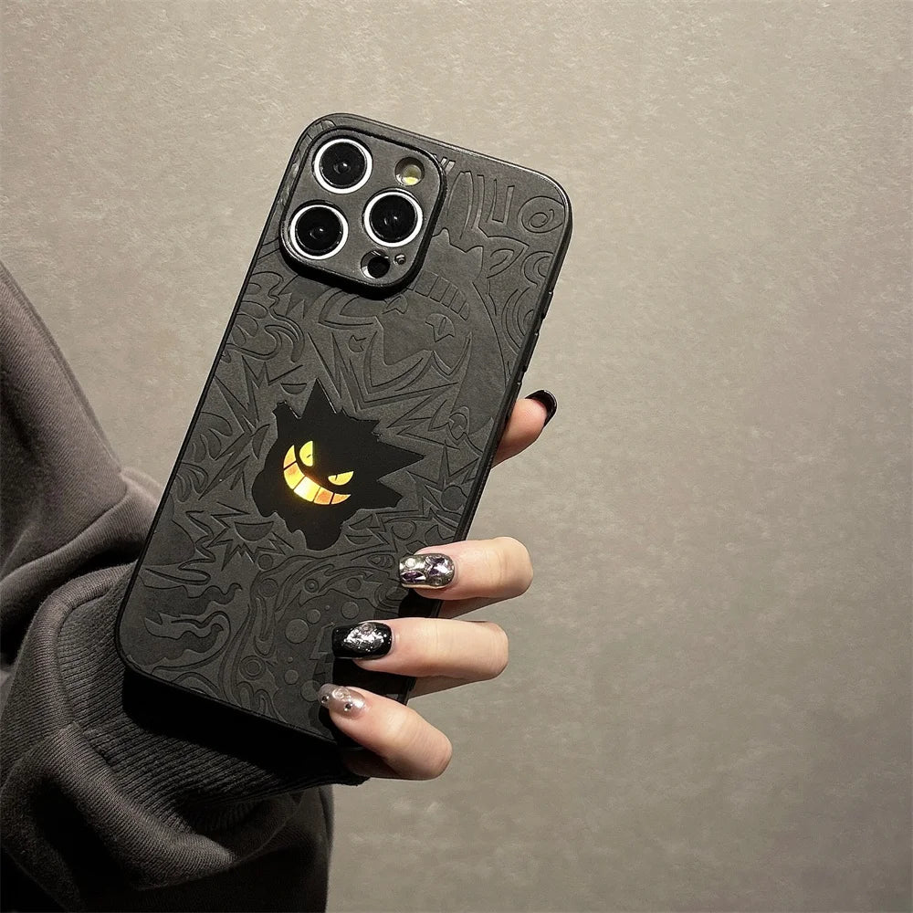 Luminous Gengar Phone Case – Glow in the Dark Pokémon Style!