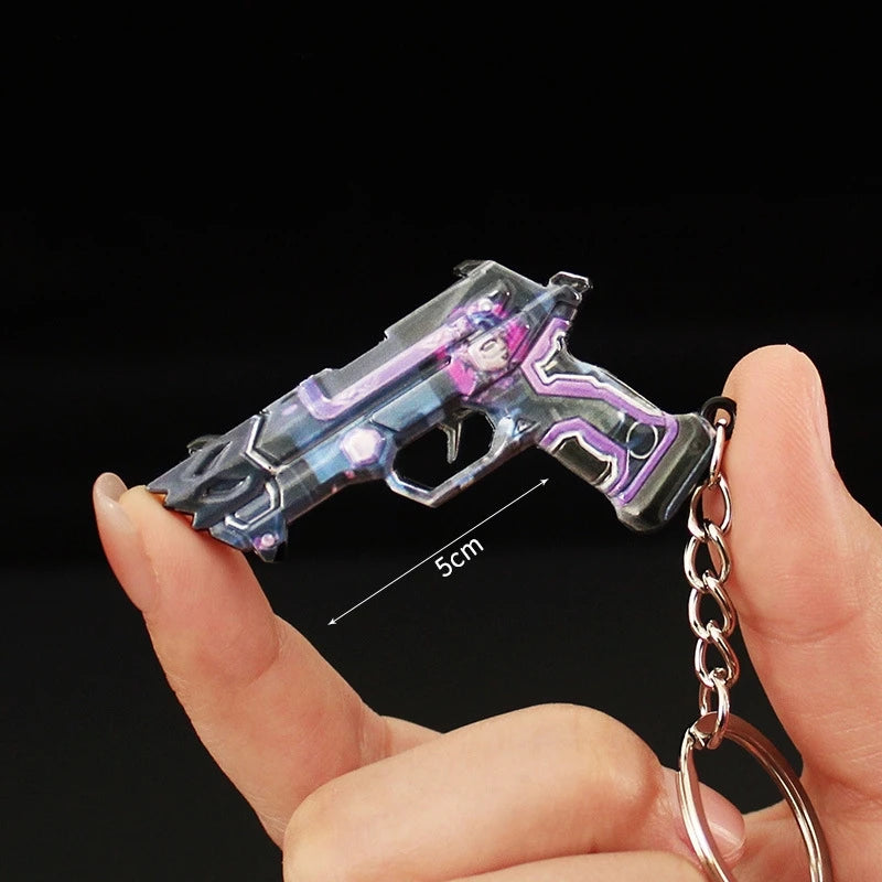 🔫 Valorant Gun & Knife Keychain – Mini Alloy Weapon Model for Gamers 🎮