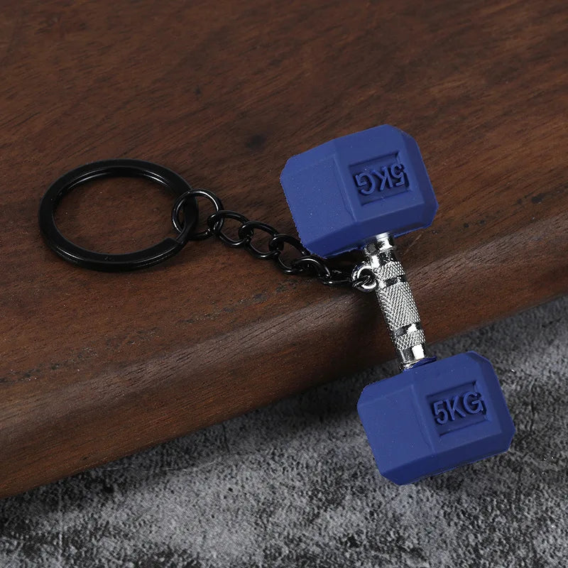 Gym Keychain Collection – Kettlebell, Dumbbell & Weight Plate Keychains
