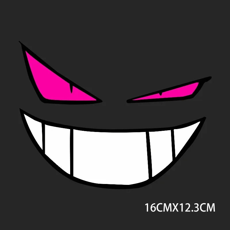 Gengar Devil Sticker – Reflective & Waterproof Pokémon Decal - up to 200km/h