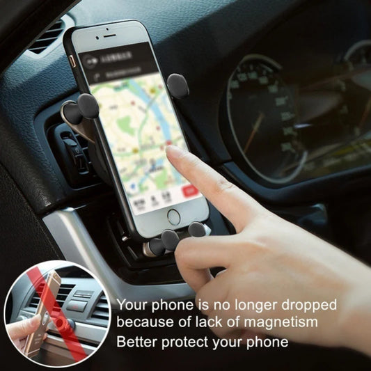 📱 360° Gravity Car Phone Holder – Sleek & Secure on Every Drive 🚗