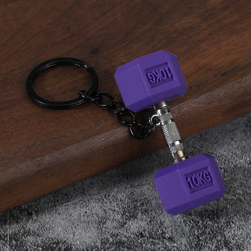 Gym Keychain Collection – Kettlebell, Dumbbell & Weight Plate Keychains