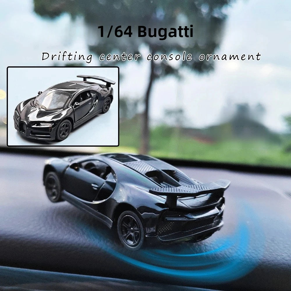 🚗💨 Rotating Drift Car Ornament – Dashboard Racing Model Decoration