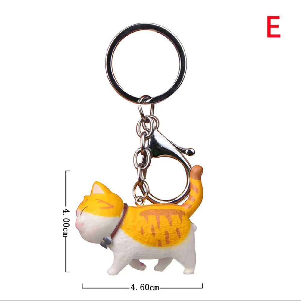 🐾 Cartoon Cat Keychain – Fun & Lovely Gift for Everyone! 😺