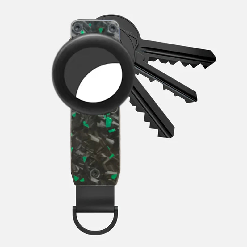 Compact Carbon Fiber Key Holder & Smart Organizer