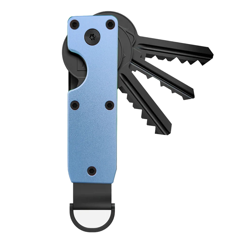 Compact Carbon Fiber Key Holder & Smart Organizer
