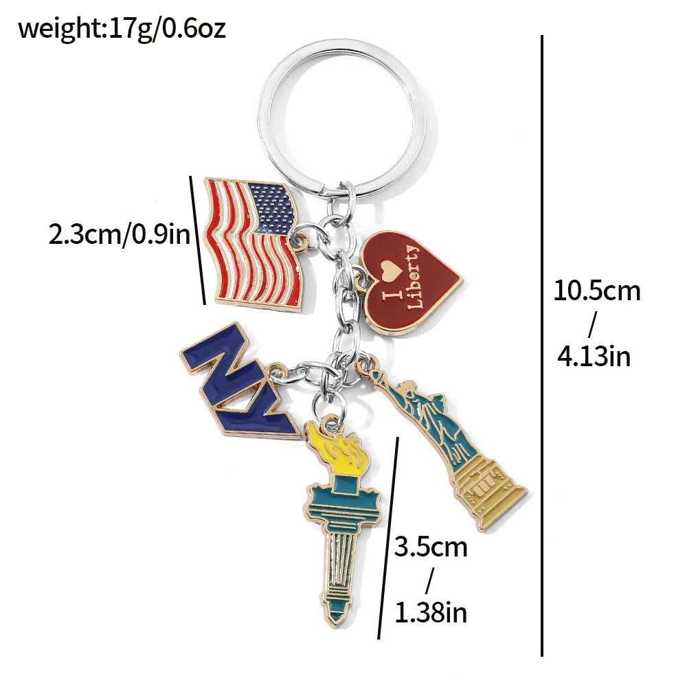 🗽✨ New York City Souvenir Keychain 🗽❤️