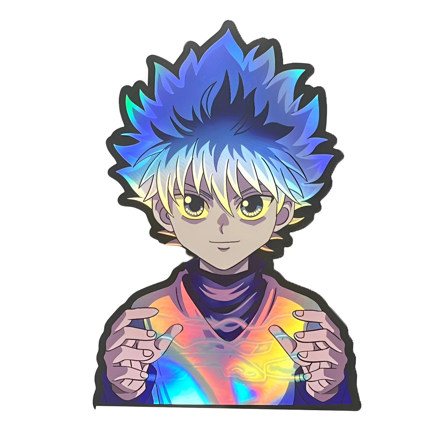 🌈✨ Anime Holographic Sticker Pack – Epic Edition! ✨🌈