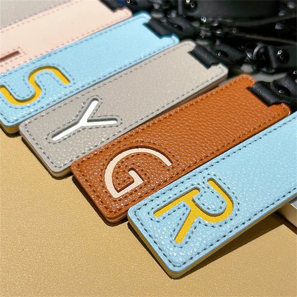 🔠 Leather Initial Keychain – Personal Touch in Style!