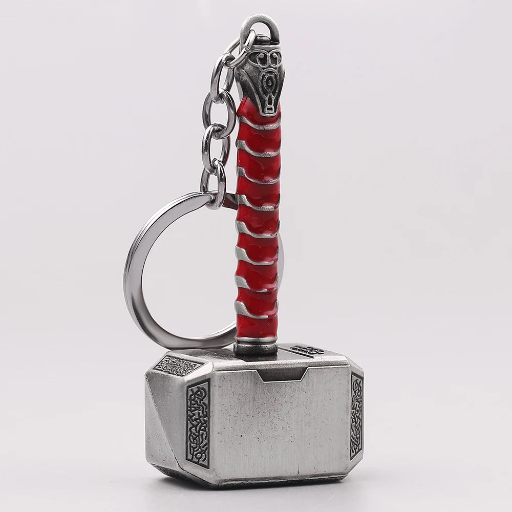 🛠️ Thor’s Hammer Keychain – Mini Mjölnir Power in Your Pocket! ⚡