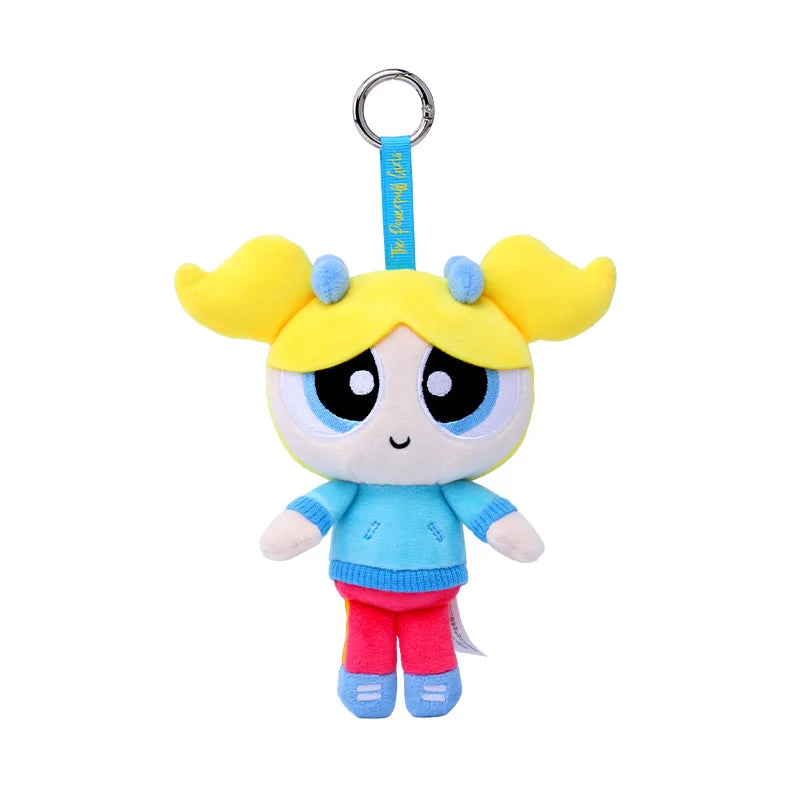 🧸 Powerpuff Girls Plush Keychains – Cartoon Heroes on the Go! 💥