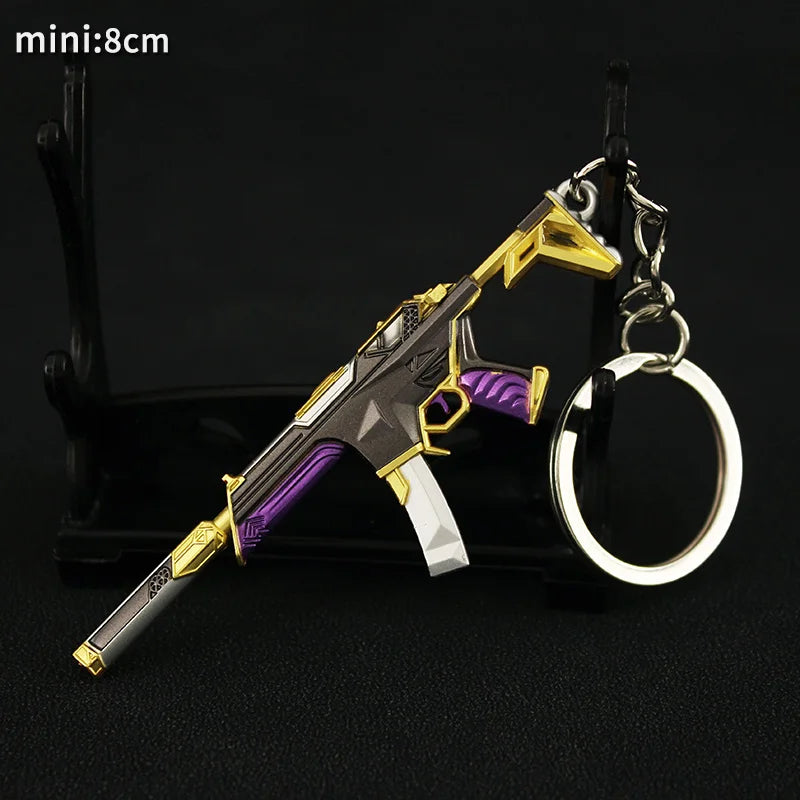 🔫 Valorant Gun & Knife Keychain – Mini Alloy Weapon Model for Gamers 🎮