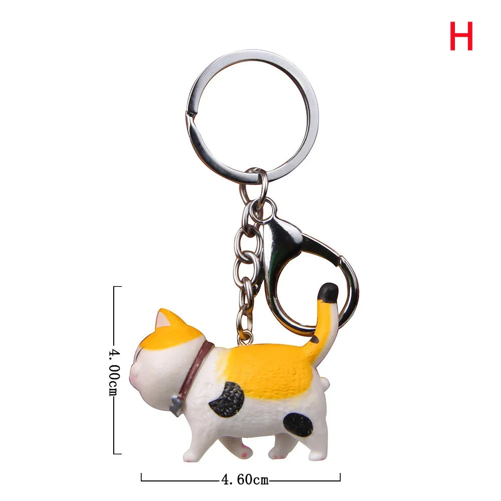 🐾 Cartoon Cat Keychain – Fun & Lovely Gift for Everyone! 😺