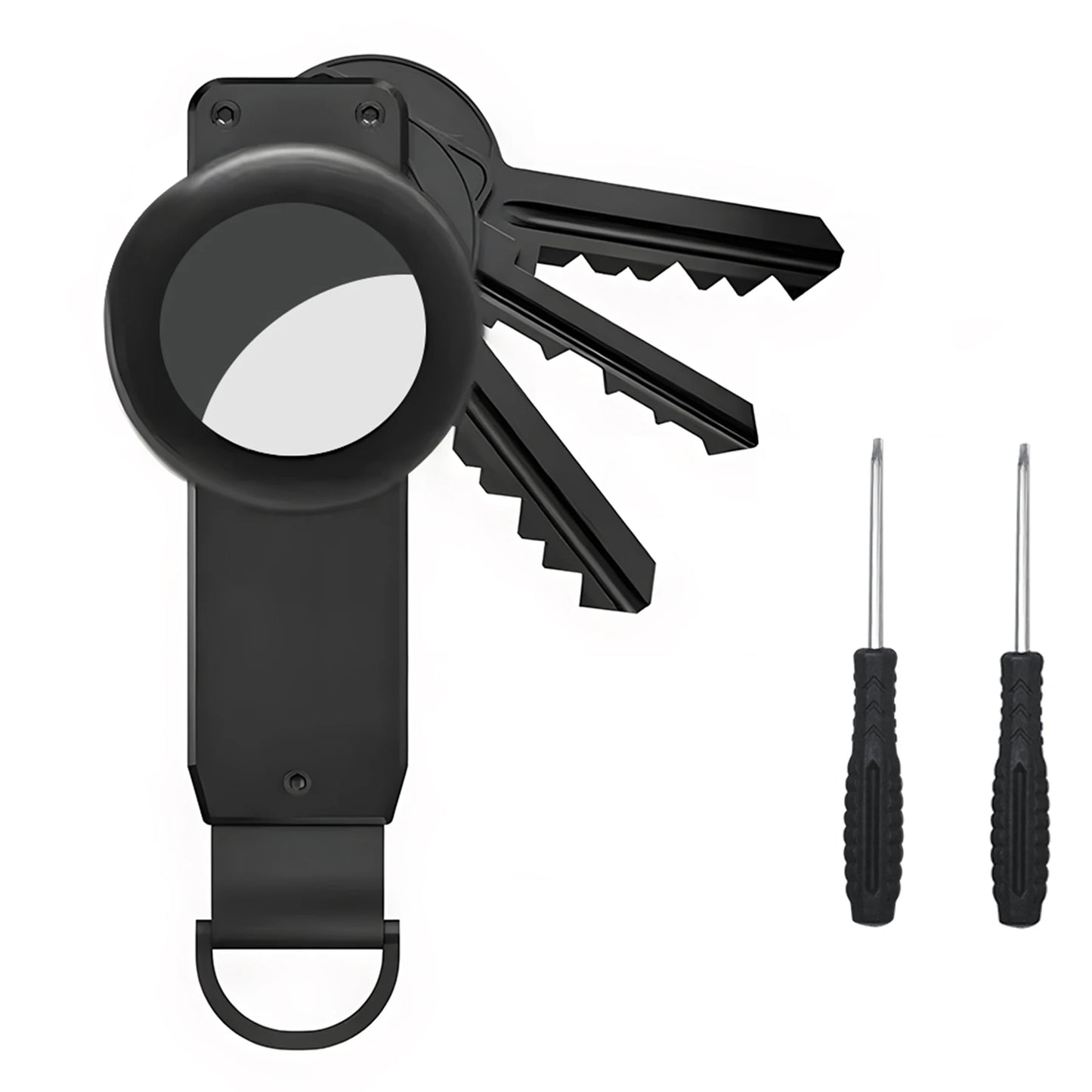 Compact Carbon Fiber Key Holder & Smart Organizer