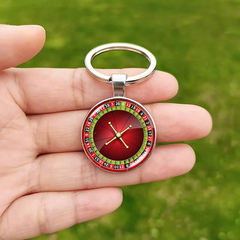 🎰Roulette Wheel Keychain – Spin Into Style!