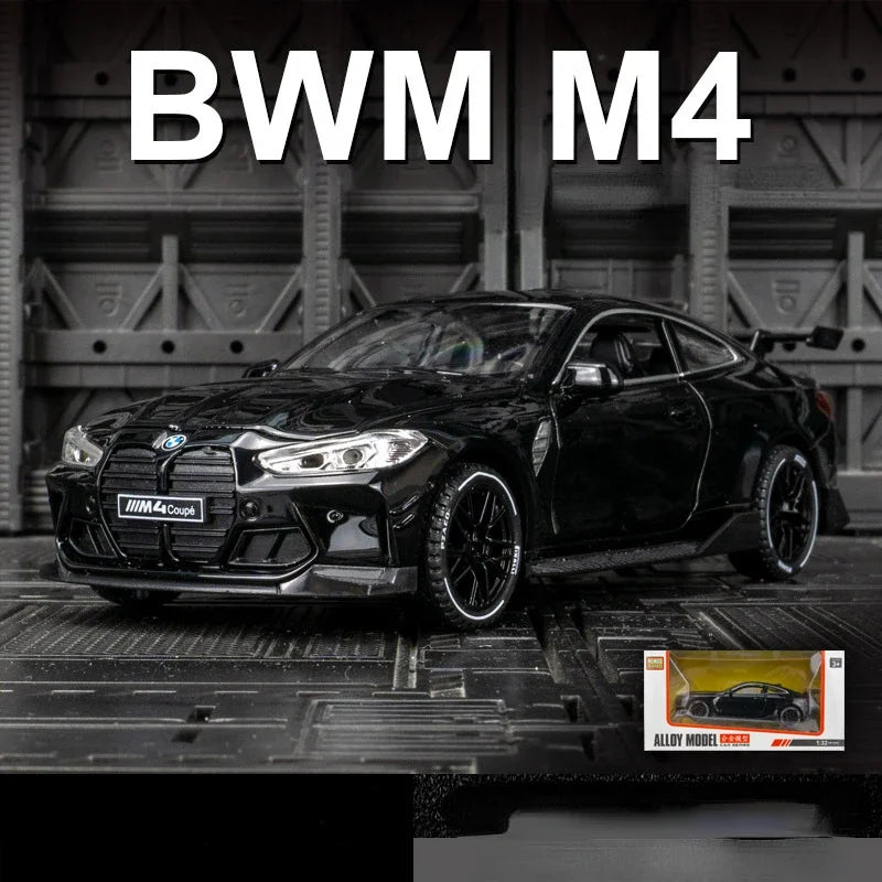 🏁 1:32 BMW M4 Supercar Model – Alloy Diecast with Lights & Sound 🚗✨