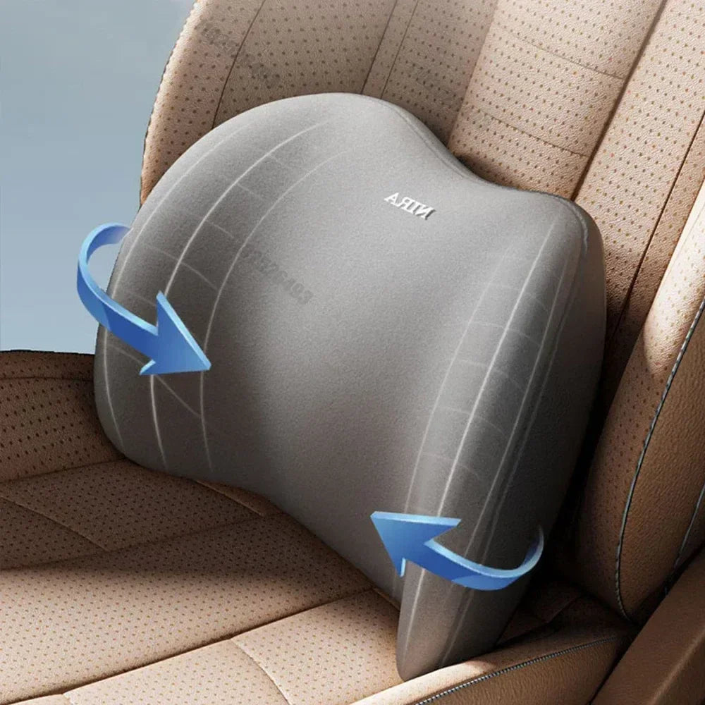 Ultimate Car Neck & Lumbar Support Set – Drive in Comfort 🚘🛏️