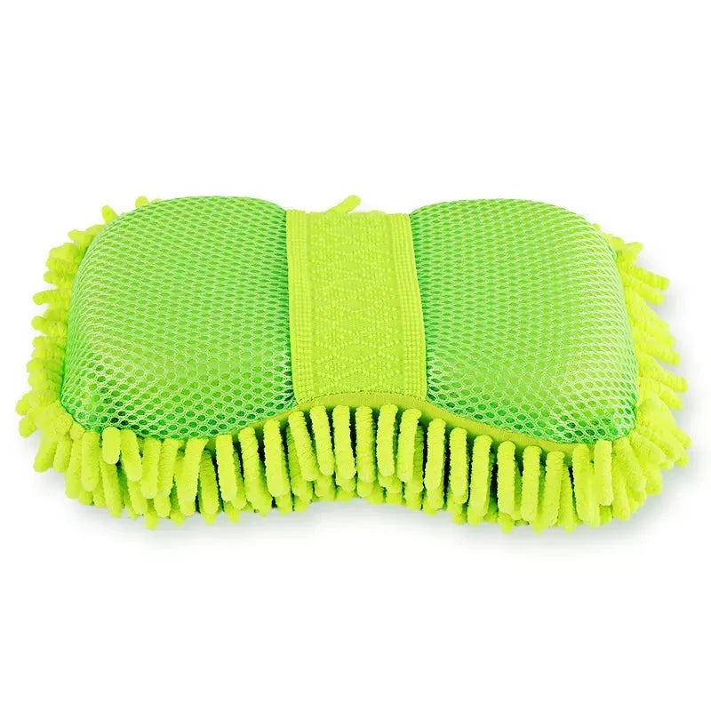 Microfiber Car Wash Sponge Glove with Elastic Strap