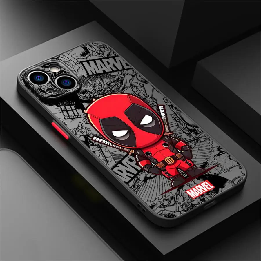 📱 Marvel Superhero Case – Deadpool & Venom Edition 🔥