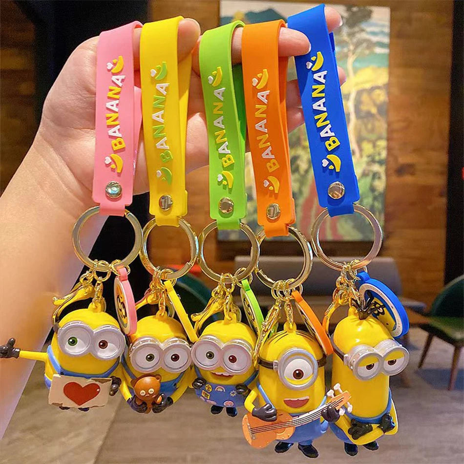 🟡 Minion Banana Keychain – Cute & Fun Gift for Fans! 🍌🔑