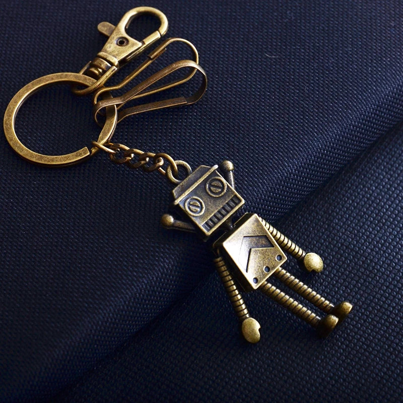 🤖💖 Cute Robot Keychain – Whimsical Charm for Her! 👜✨