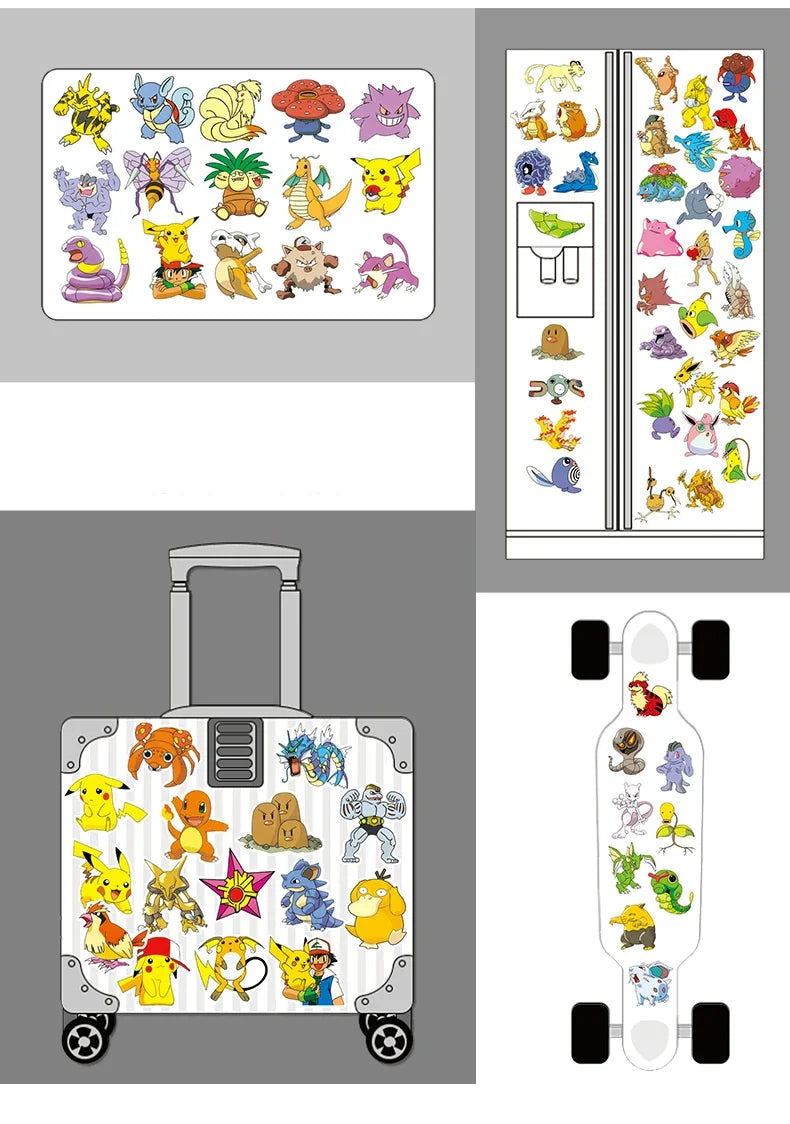 🎉✨ Mega Anime & Gaming Sticker Bundle – 50pcs ✨🎉