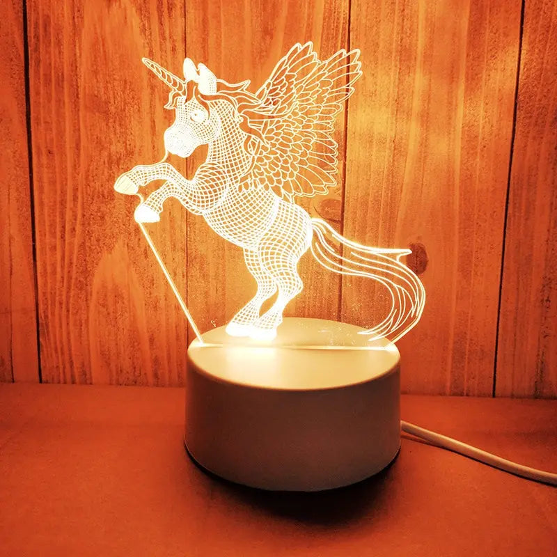 💡 Romantic LED Acrylic Night Light – The Perfect Gift for Any Occasion 🌙