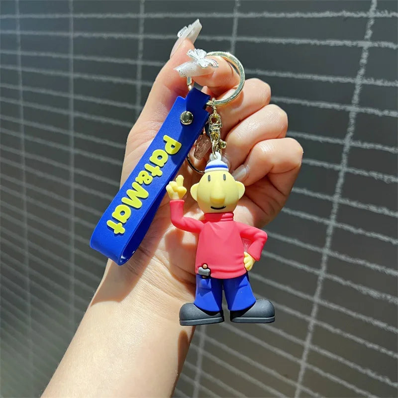 Pat & Mat Keychain Duo – Funny Cartoon Characters 🧰🔧