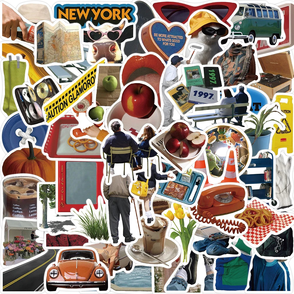 🎉✨ Ultimate NYC Sticker Puzzle Adventure! 63pcs 🗽🚖🧩