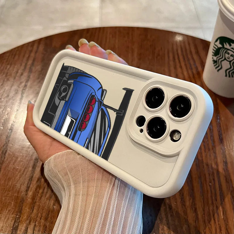 🔥 JDM Car Rear View Soft iPhone Case