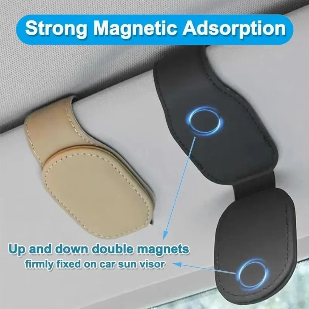 Magnetic Car Sunglasses Holder Clip