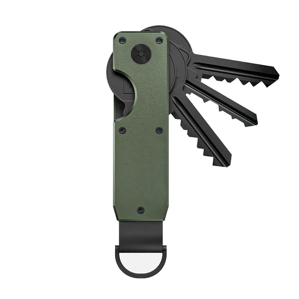 Compact Carbon Fiber Key Holder & Smart Organizer