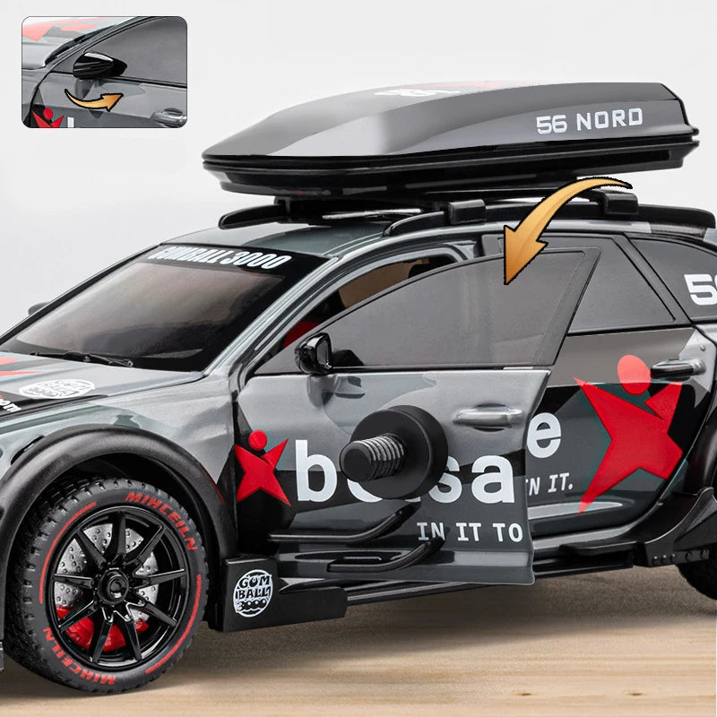 🚗 Audi RS6 Performance Drift Car Model – 1:24 Scale Collectible Toy 🏁