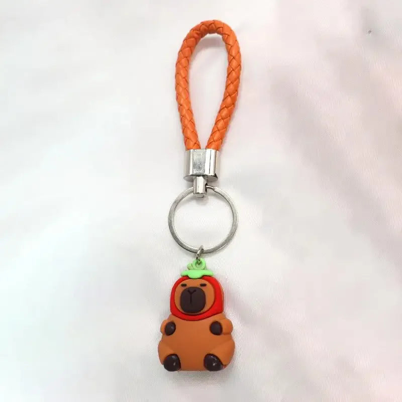 🌟🧸 Cute Capybara Buddy Keychains 🐶🐢🦆🐊