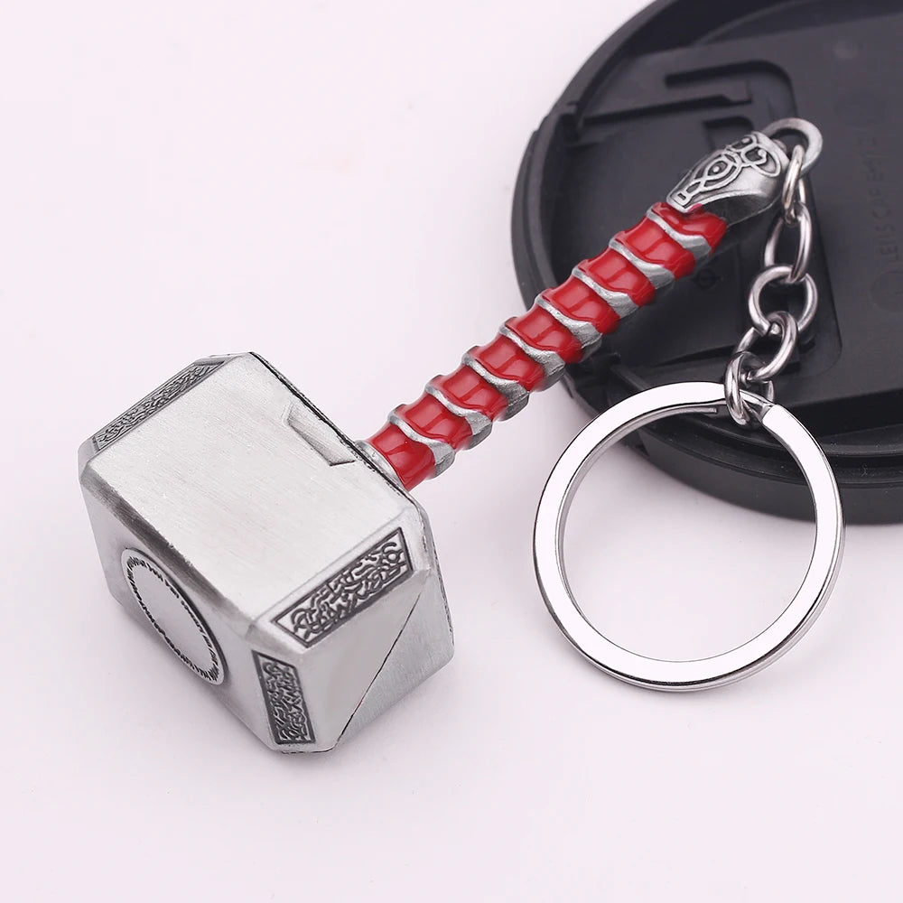 🛠️ Thor’s Hammer Keychain – Mini Mjölnir Power in Your Pocket! ⚡