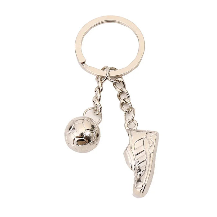 ⚽ Fashion Football Keychain – With Soccer Shoe & Ball Charm 👟