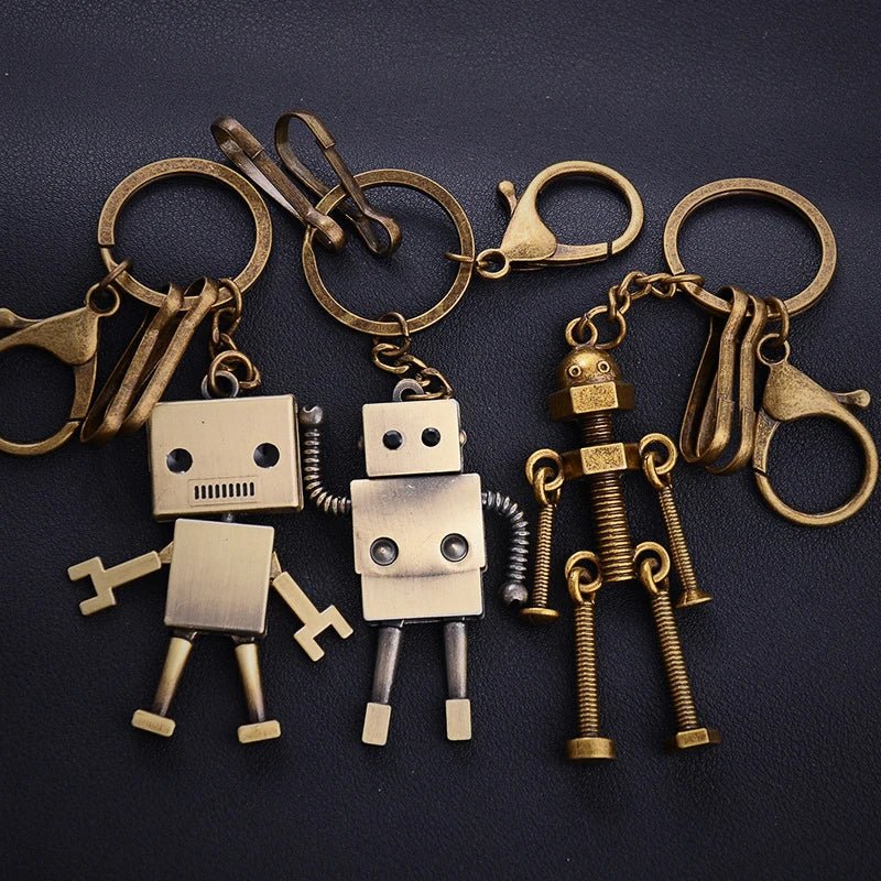 🤖💖 Cute Robot Keychain – Whimsical Charm for Her! 👜✨