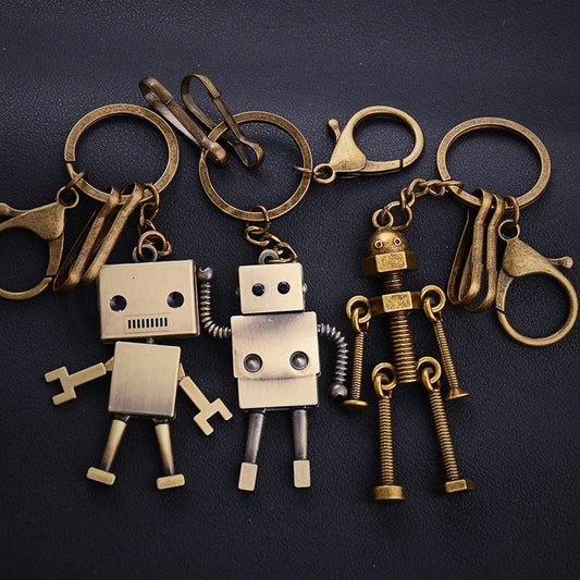 🤖💖 Cute Robot Keychain – Whimsical Charm for Her! 👜✨