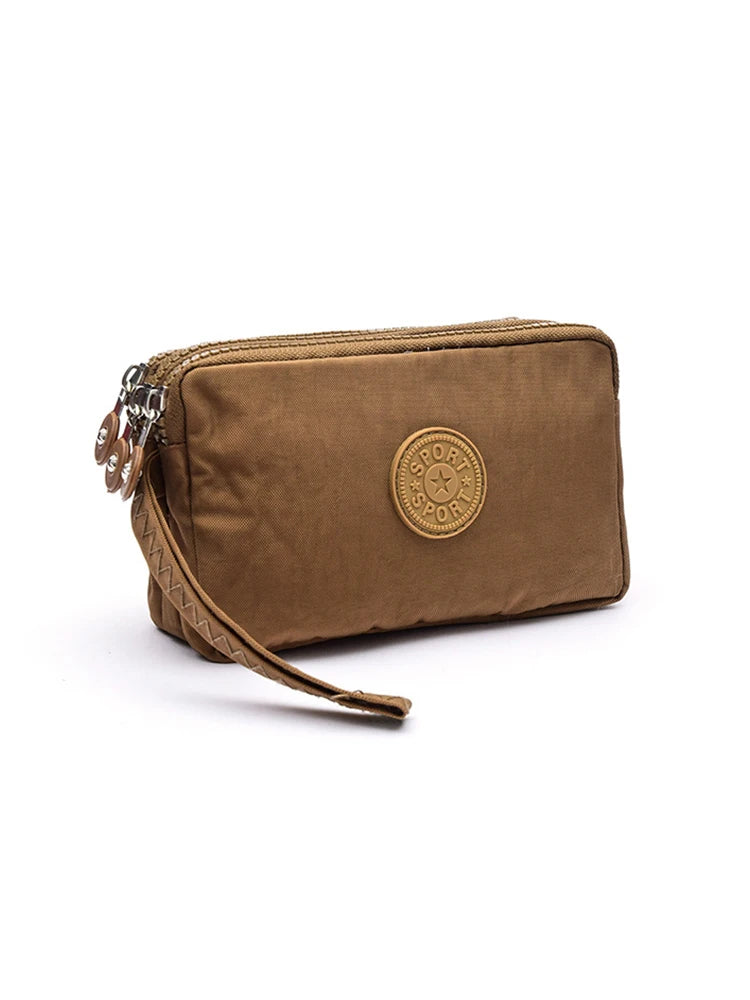 🎨 ColorPop™ Multi-Zip Wallet with Wrist Strap – Versatile & Vibrant!