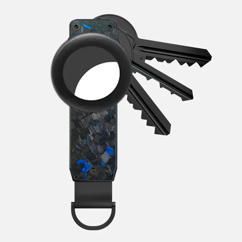 Compact Carbon Fiber Key Holder & Smart Organizer