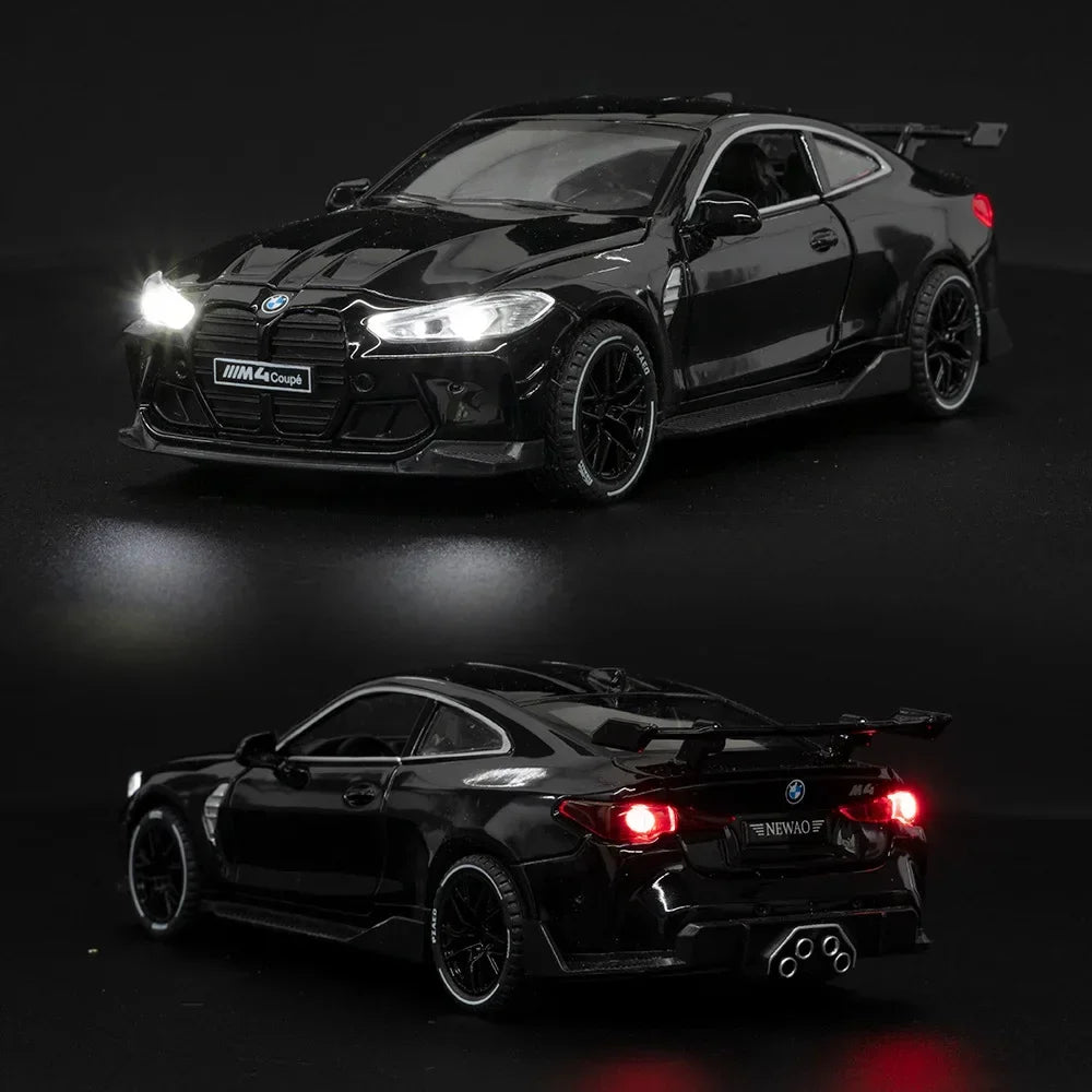 🏁 1:32 BMW M4 Supercar Model – Alloy Diecast with Lights & Sound 🚗✨