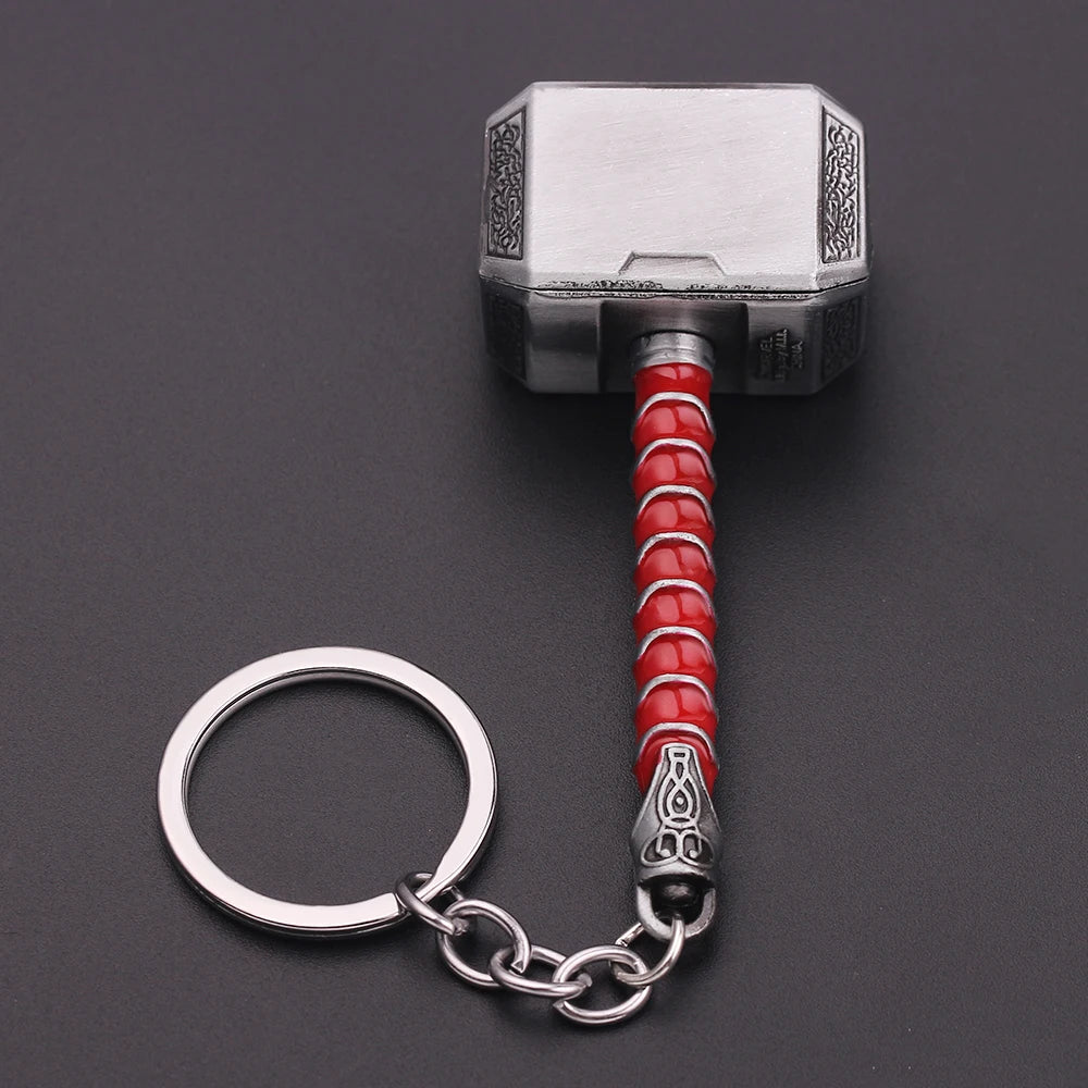 🛠️ Thor’s Hammer Keychain – Mini Mjölnir Power in Your Pocket! ⚡