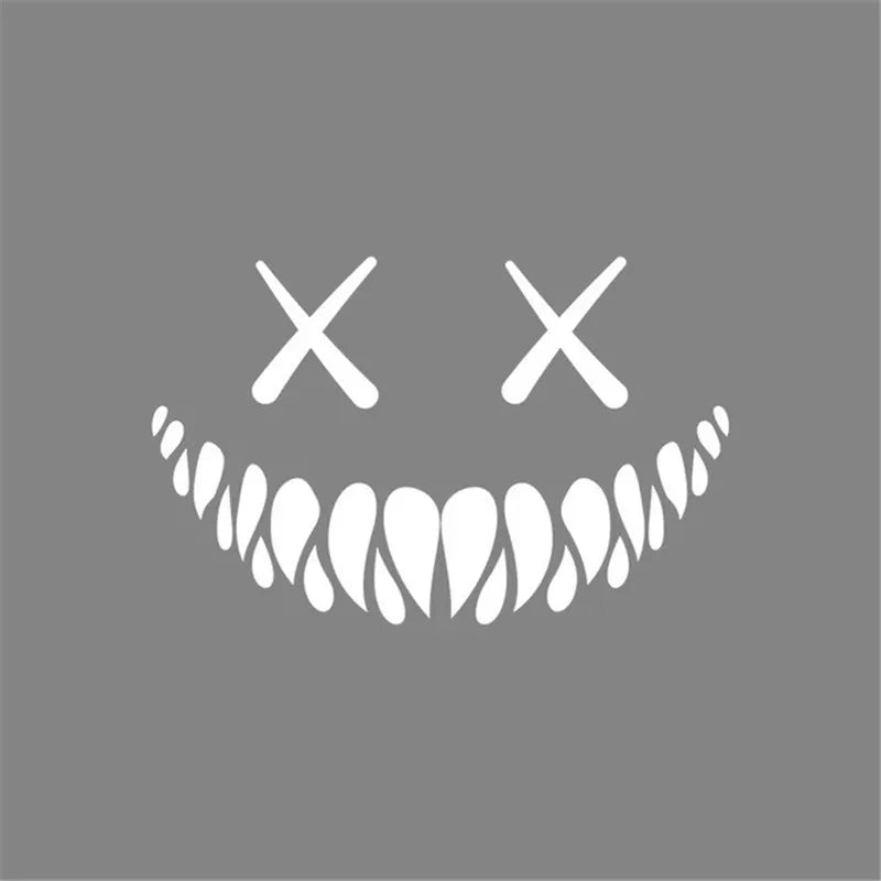 😈 Demon Smile for Your Car – Stand Out on the Road! 🔥