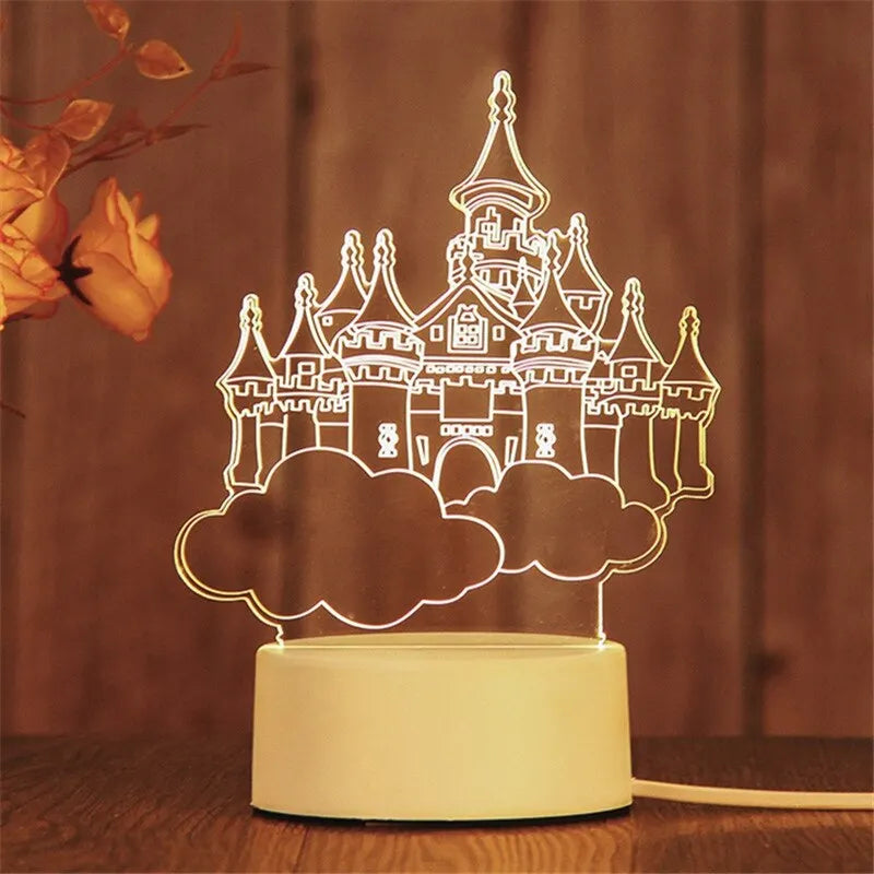 💡 Romantic LED Acrylic Night Light – The Perfect Gift for Any Occasion 🌙
