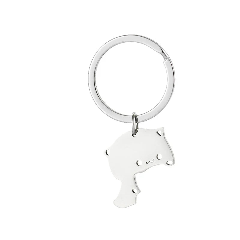 🐱 Cute Cat Couple Keychain – For You & Your Purr-fect Match!