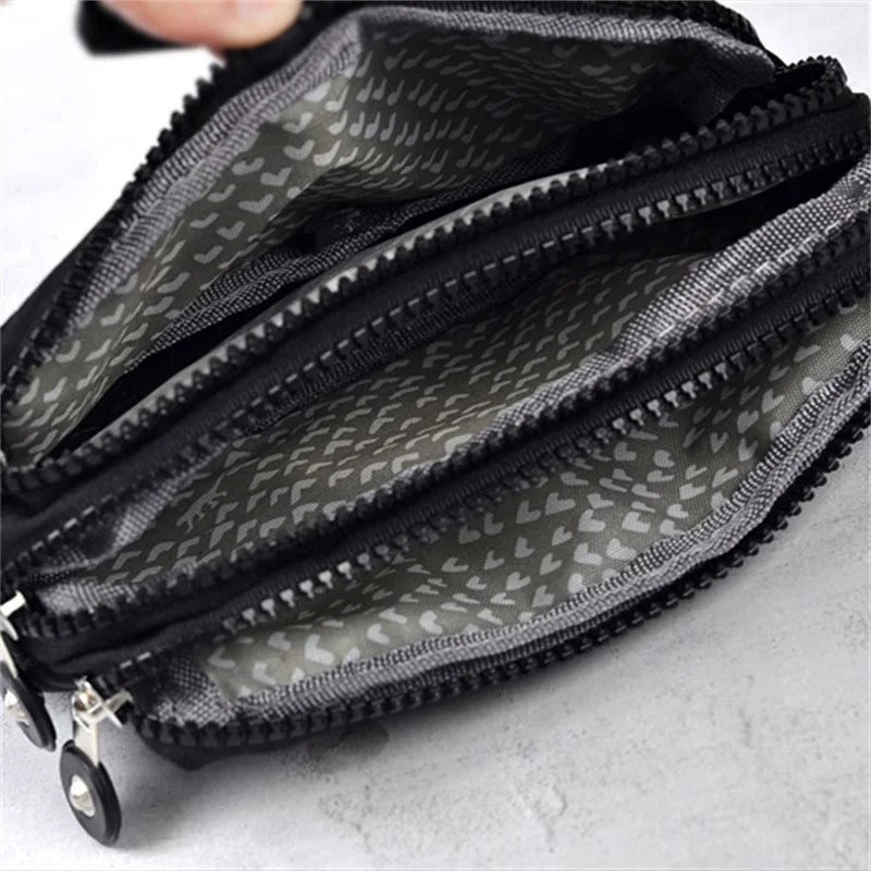 🎨 ColorPop™ Multi-Zip Wallet with Wrist Strap – Versatile & Vibrant!