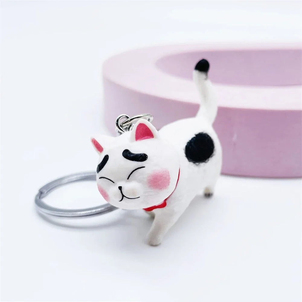 🐾 Cartoon Cat Keychain – Fun & Lovely Gift for Everyone! 😺