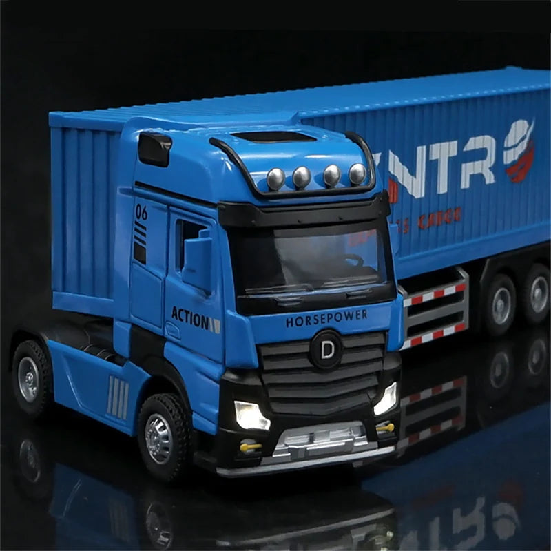 🚛 CNTR Express Blue Container Truck – 1:50 Scale Diecast Model