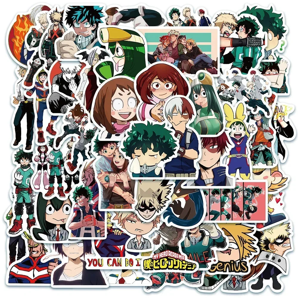 🎉✨ Mega Anime & Gaming Sticker Bundle – 50pcs ✨🎉